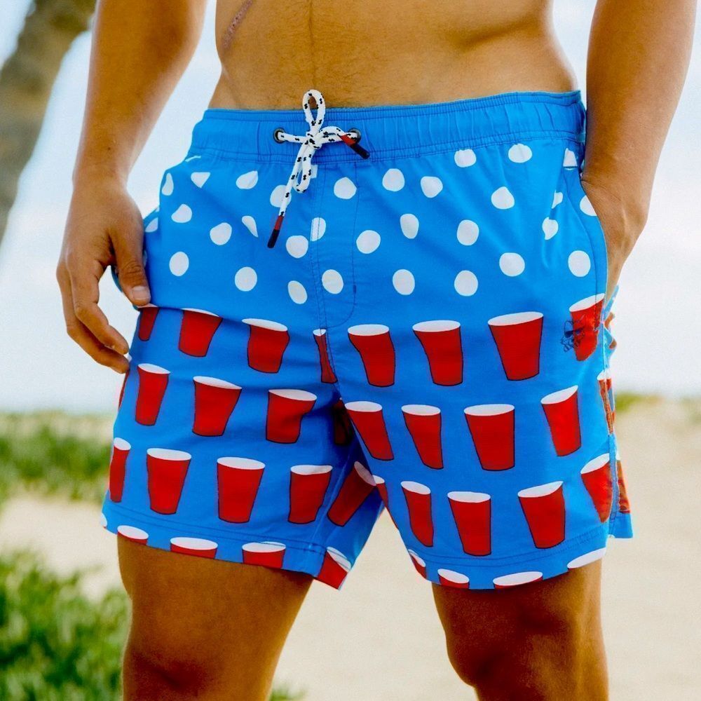 PARTY PANTS NWT Pong Short - Swim Trunk